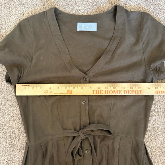 Liz Aliz, June Dress in Dark Green - S - Picture 13 of 16